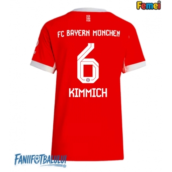 Bayern Munich Joshua Kimmich #6 Tricou Fotbal Replică 2025-26 Femei Acasa